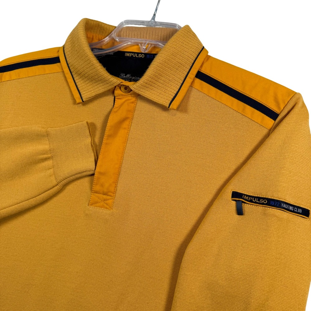 Impulso 1972 Yachting Club Mens Long Sleeve Size 50 Made in Italy Merino Wool‎
